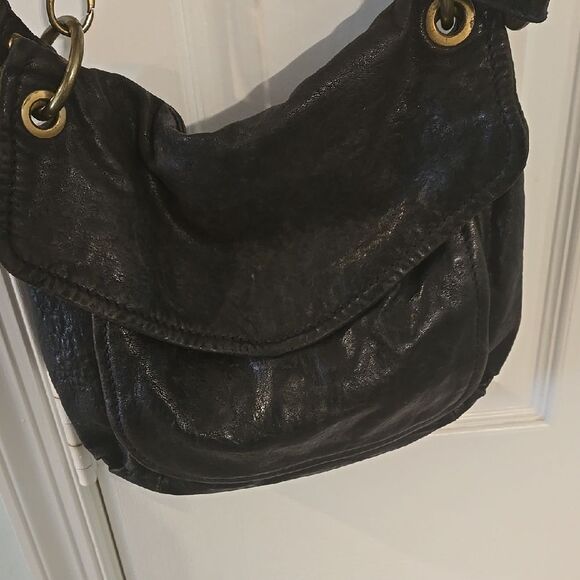 Fossil Black Leather Shoulder Bag - Picture 5 of 9